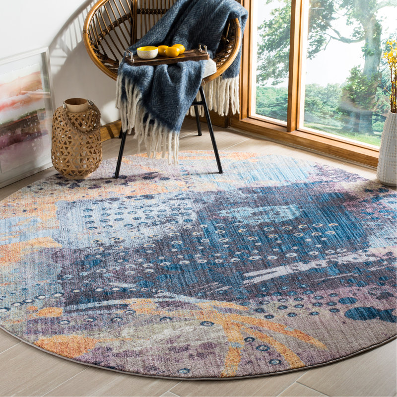 Tenino Performance Rug, Round 7'
