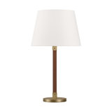Lauren Ralph Lauren Grayson 1 Light Bedroom Home Office Living Room Lamp With White Linen Shade