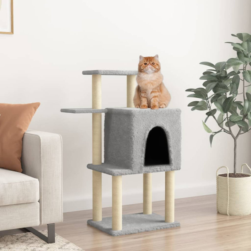 Mayview 97cm H Cat Tree, Light Grey