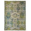 Tapis vert tissé à la machine Cyanne Ikat-1797291020