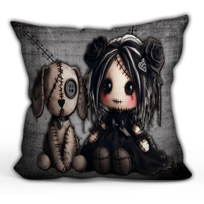 Little Stitch Ups Old Friends Puppy Throw Pillow