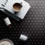 Carreau de mosaïque géométrique mat 9,69 po x 11,46 po Porcetile-58234816