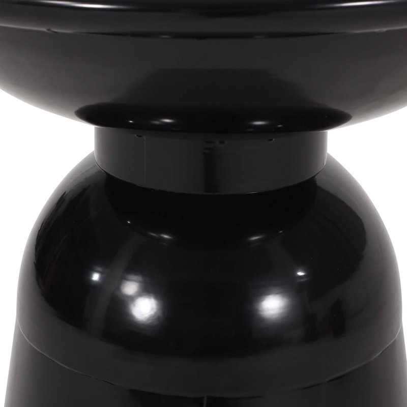 Metal End table,Set of 2, Black