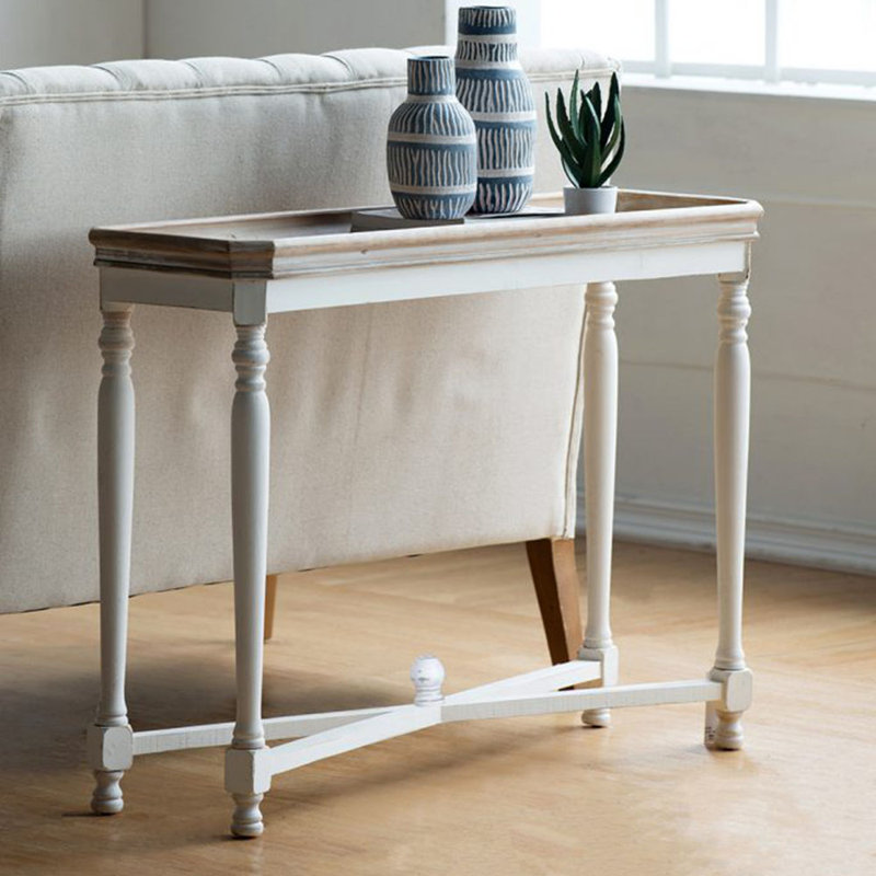 Table étroite 42 po x 14 po x 30 po avec consoles Alcott