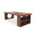Tan Rectangular Solid Wood desk-1029139943