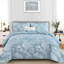 Ensemble de courtepointe à motif de plantes 3 pièces Botanical Toile-122555748-122555749