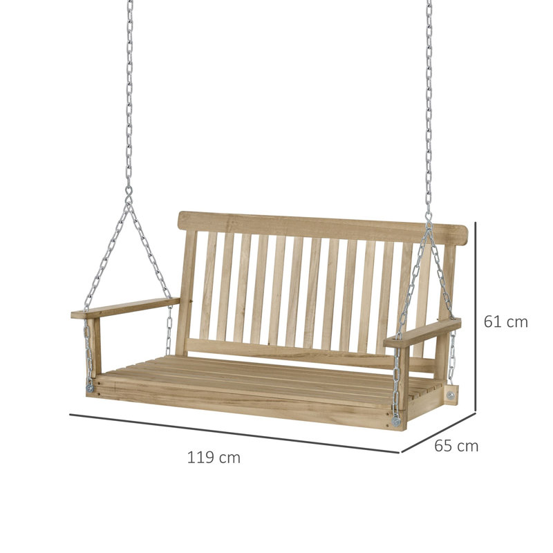 Astaryanza 2 Person Fir Porch Swing