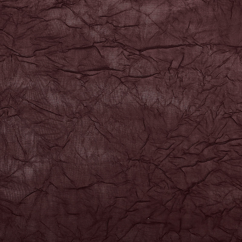 Ciaran Crushed Sheer Voile Grommet Curtain Panel, 51" W x 72" L, Burgundy