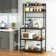 Pettey 31.5" Baker's Rack with Microwave Compatibility and Power Outlet