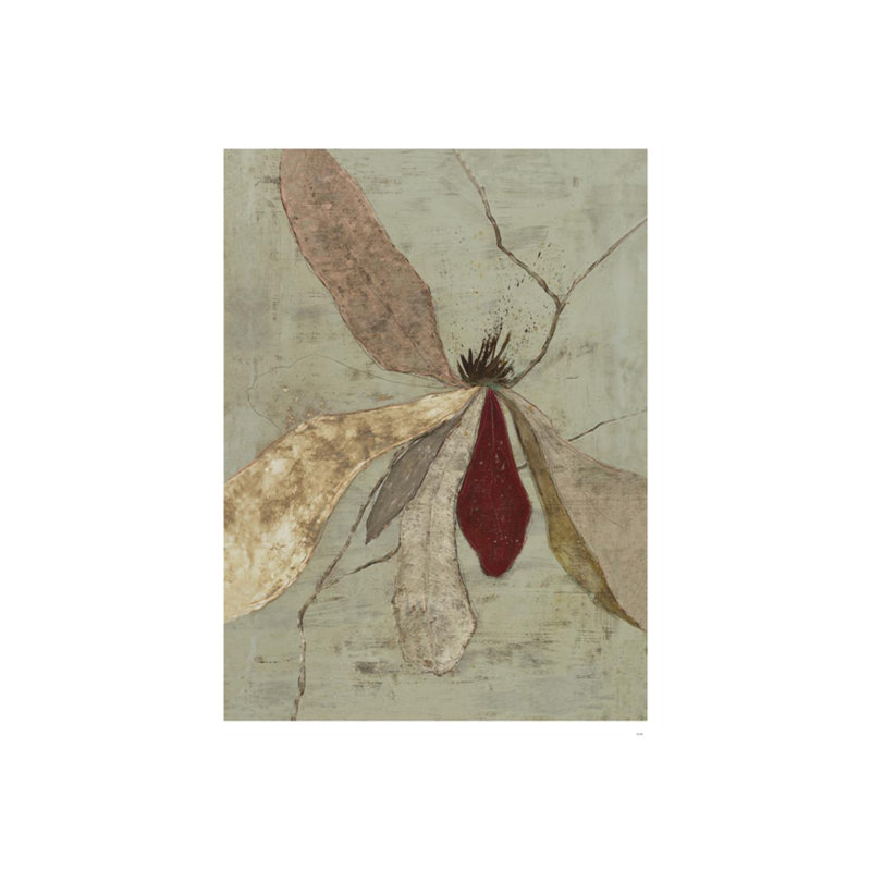 Fleur in Bloom IV par Sarah Atkinson - Peinture, Couche de verre, H 40 po x l 30 po