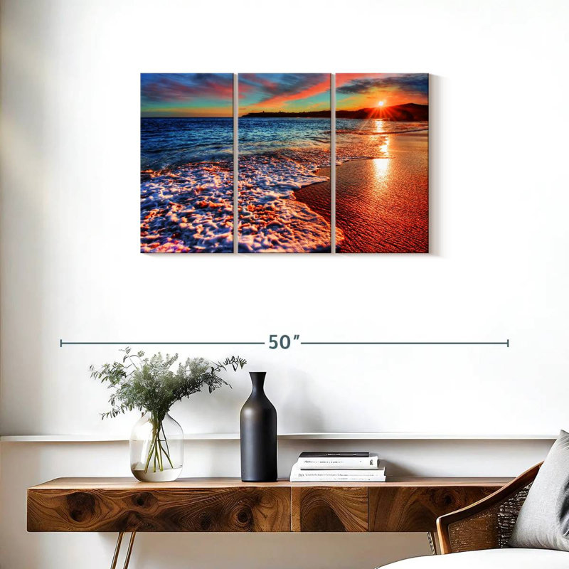 Gillard Coastal Sunset Glow, H 20 po x l 33 po