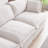 115'' Down Feather Fluffy Modular Sofa Chaise-1836702152