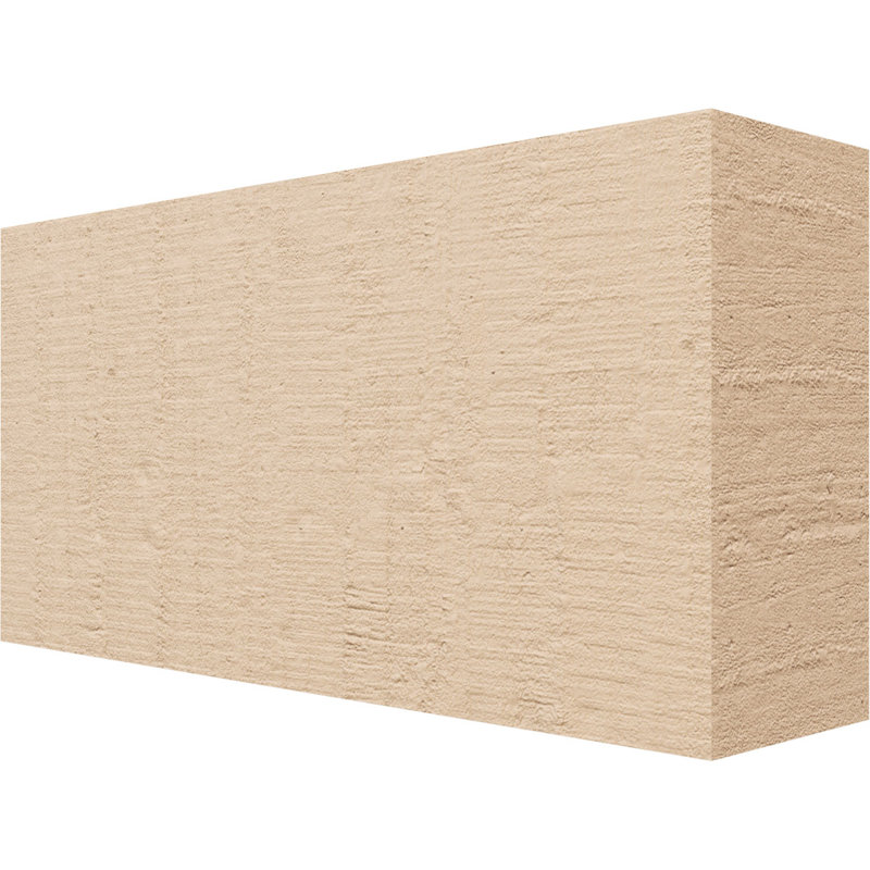 Block Block Woodgrain TimberThane Raider Tail, apprêté brun clair, H 8 po x l 16 po x P 4 po
