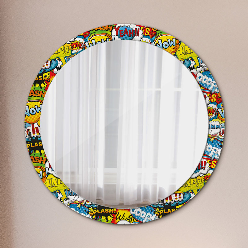 Huldar Glass Flat Wall Mirror