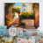 Toile avec cadre flottant blanc