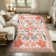 Kaldi Washable American Country Floral Rug Vintage Farmhouse Style Floor Mat