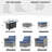 Cassville 8 - Person No Assembly Required Outdoor Conversation Set, Patio Wicker Sectional Seating Group with Cushions, All Weather Sofa Set with Optional Fire Pit Table for Garden Backyard-93662486-93092040