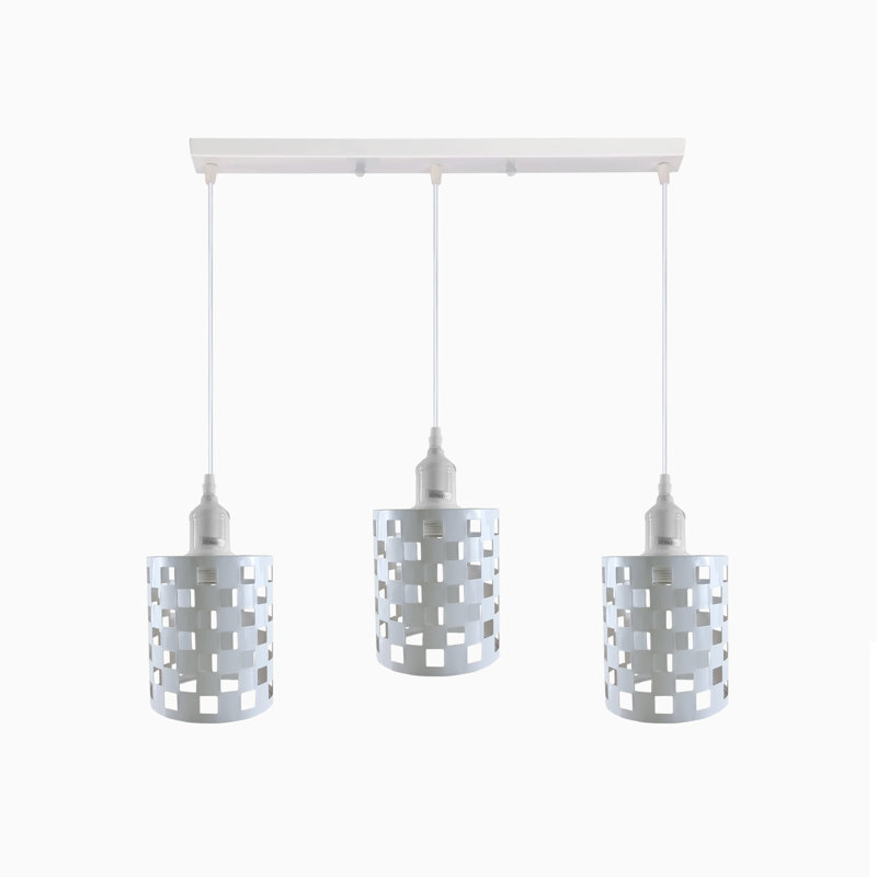 3 - Light White Kitchen Island Pendant