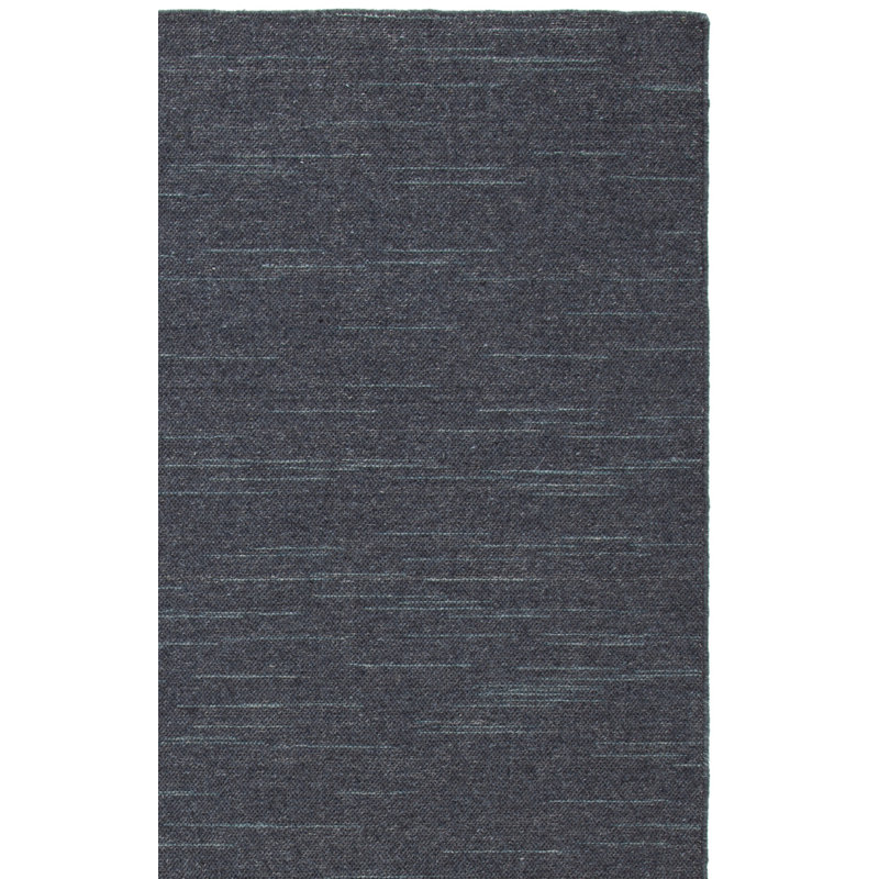 Tapis de couleur unie en laine tissé à la main Fitzpatrick, Tapis de couloir 2 pi 3 po x 9 pi