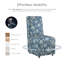 Chaise d'appoint rembourrée Colette avec roulettes-1534172656