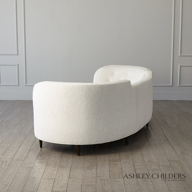 Lauren 89.5'' Curved Sofa