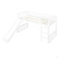 Lit mezzanine simple avec glissoire et échelle-124917944