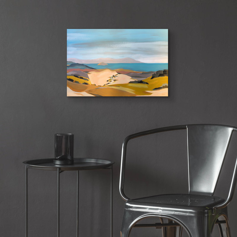 "San Luis Obispo" par Pete Oswald, H 16 po x l 24 po x P 0,2 po