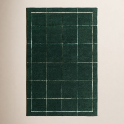 Mallory Hand-Woven Green Rug