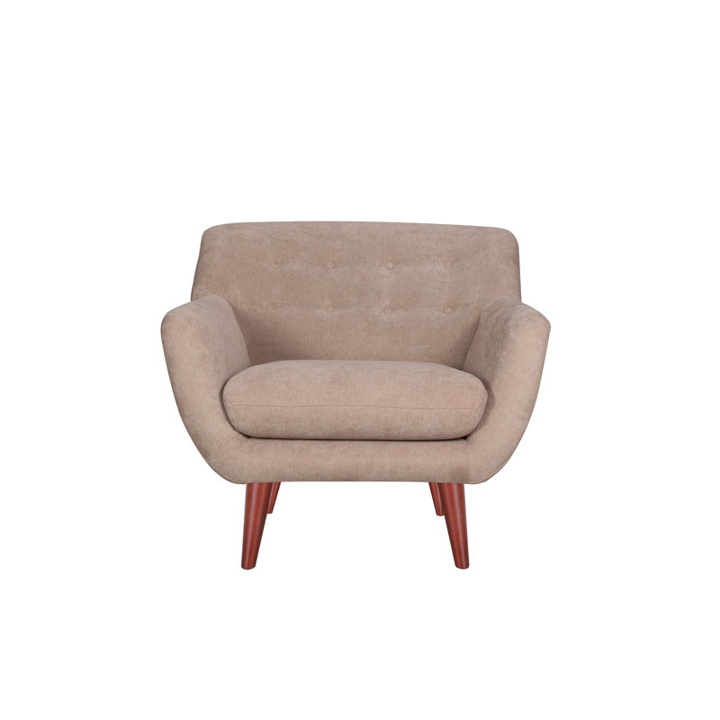 Chaise Brenna - brun clair, Rose