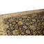 High-Quality Hand-Knotted Black And Gold Area Rug