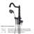Cisy Floor Mounted Freestanding Tub Filler with Diverter and Handshower-90234183