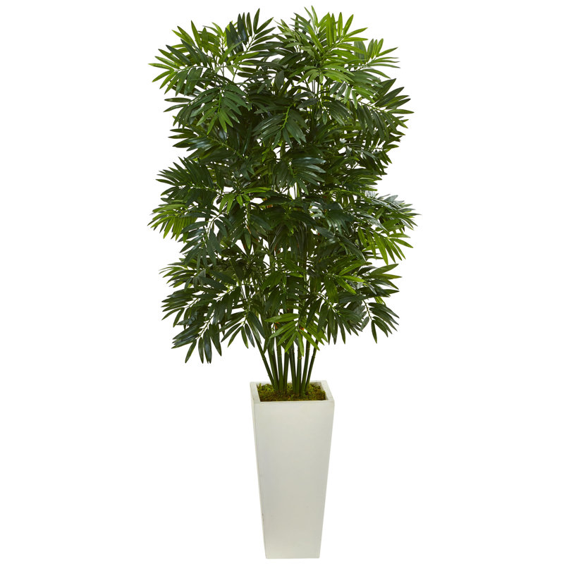 49'' Faux Bamboo Plant in Ceramic Planter