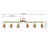 6-Light Adjustable Track Lighting Kit, Foldable Arms