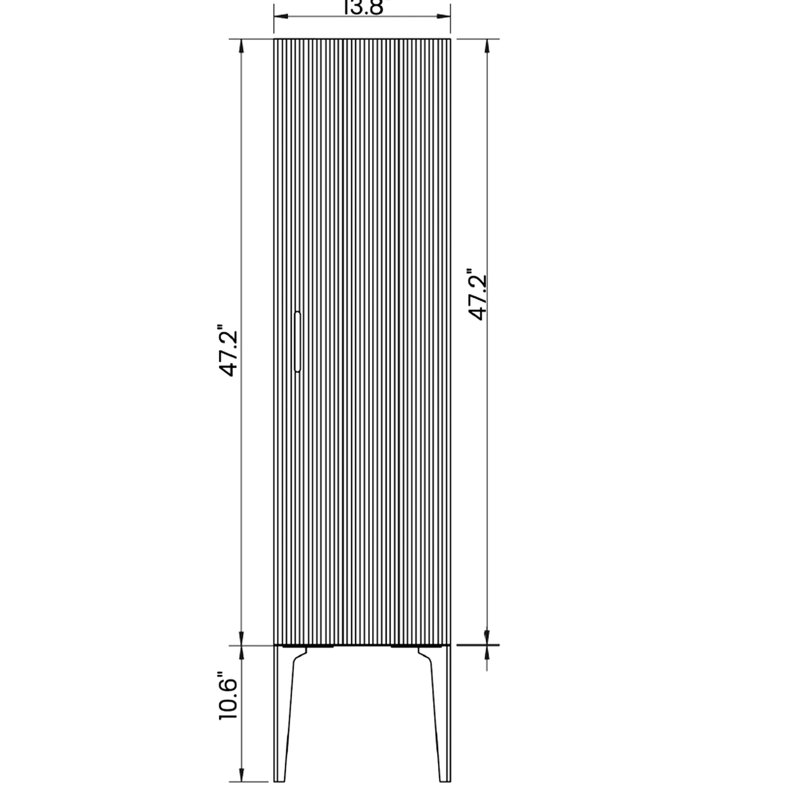 Armoire de salle de bain Matt Black
