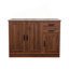Buffet moderne en bois avec 2 portes, 1 rangement et 2 tiroirs