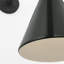 Thomas O'Brien, "Academy 20" Rex Barn Light in Matte Black with 12.5" Soft Copper Conical Savannah Shade-1885949916-1885949912