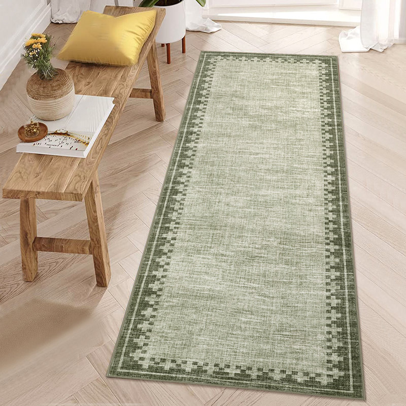 Area Rugs for Living Room Washable Rugs Non Slip Stain Resistant Bordered CarpetFoldable Rugs for BedroomDining RoomNursery