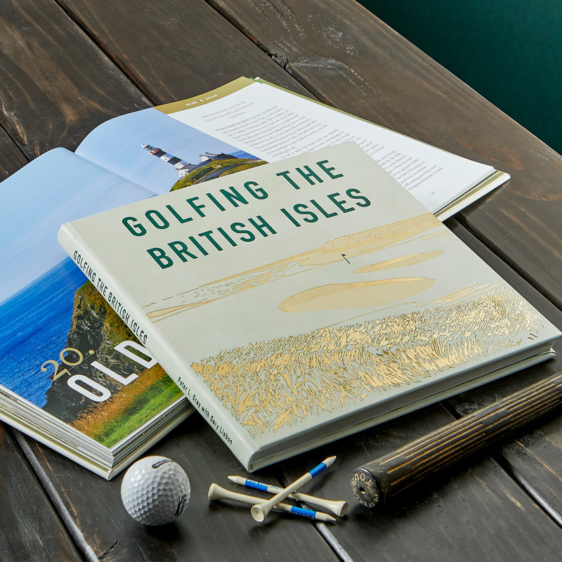 Golfing the British Isles Leather Bound Special Edition Coffee Table Book