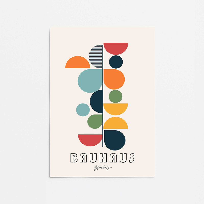 Impression de jeu de couleurs Bauhaus, H 24 po x l 18 po
