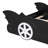 Race Car-Shaped Platform Bed-688884131-688884130
