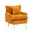 Yellow Corduroy Single 30.31 Inch, Solid Wood + S Spring Seated, Comfortable And Relaxing For Home , Inch - Based Panel, Sitting Experience-435387129