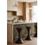 Marley Bar Stool, Perfect Brown, Stainless Steel Foot Rest