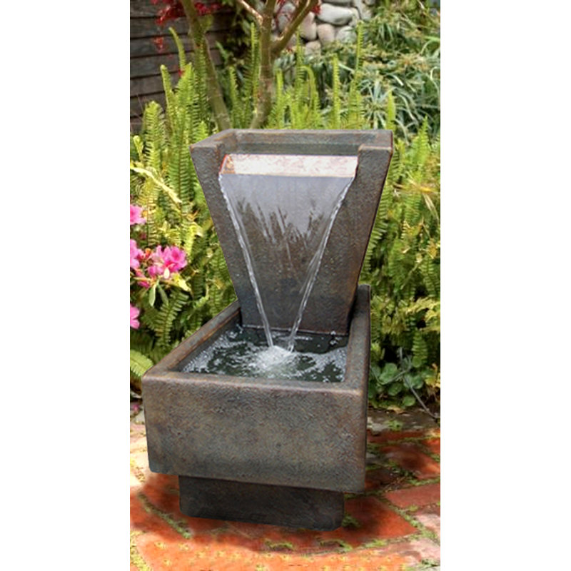 Sculptural Fountain, Charcoal