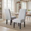 Chaise de salle à manger rembourrée Googe-1317751123