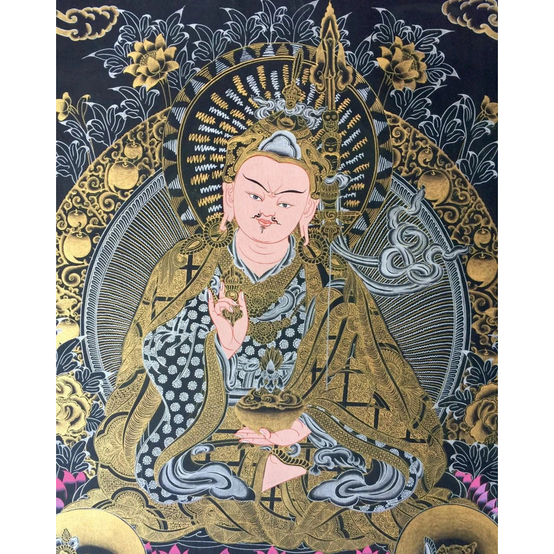 Gourou Rinpoché Thangka (Thangka sans brocart)