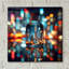 «City In The Bottle» par Rey Klimt, art mural en verre acrylique-432430146