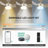 52" 3 - Blade Smart Propeller Ceiling Fan with Dimmable LED Light and Remote Control-598813282