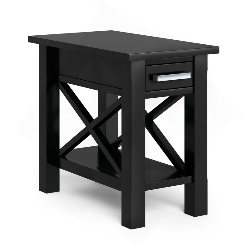 Kitchener - Table d'appoint étroite - Noir