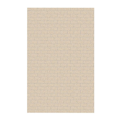 Solid Surface Three Panel Shower Wall