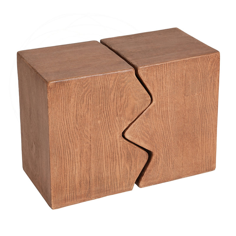 Set of 2 Rectangular MGO Nesting Side Tables